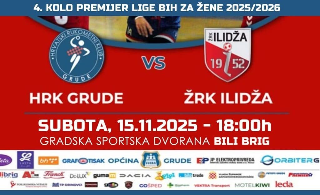 Ilustracija članka: U subotu rukometašice Gruda dočekuju Ilidžu