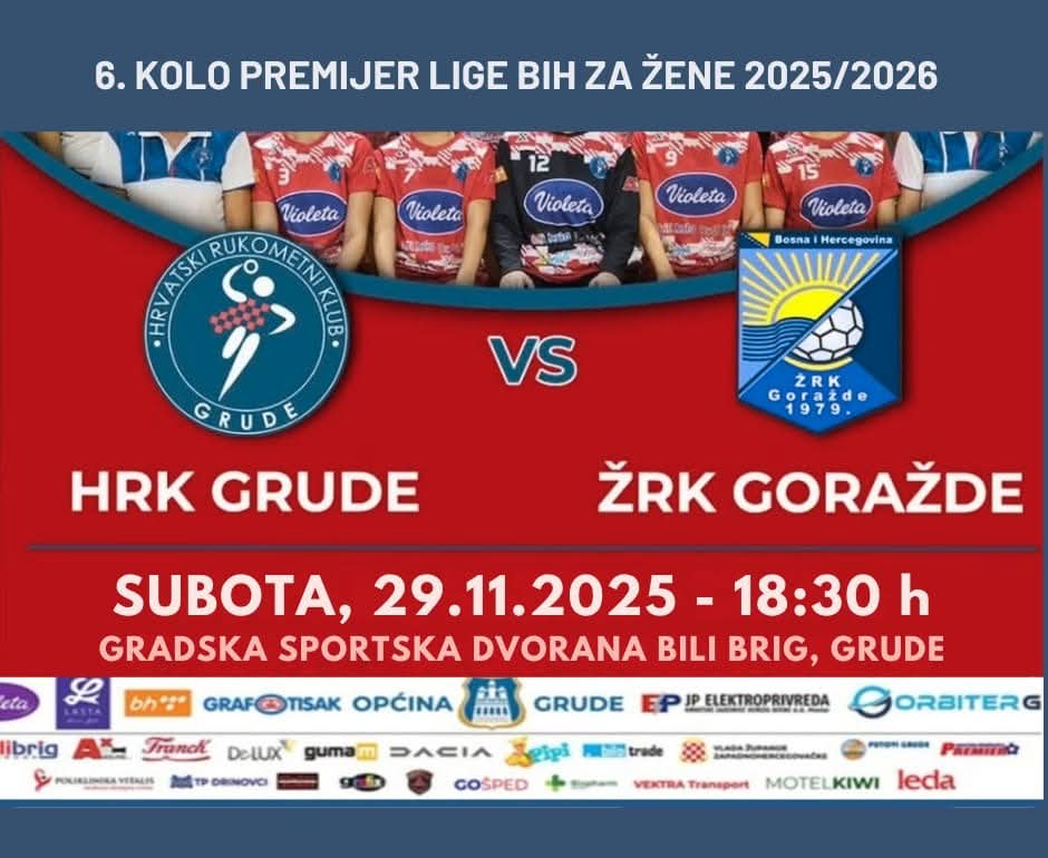 Ilustracija članka: Rukometašice Gruda dočekuju ekipu Goražde