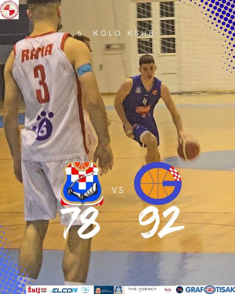 Ilustracija članka: Košarkaši Gruda upisali važnu pobjedu protiv Rame