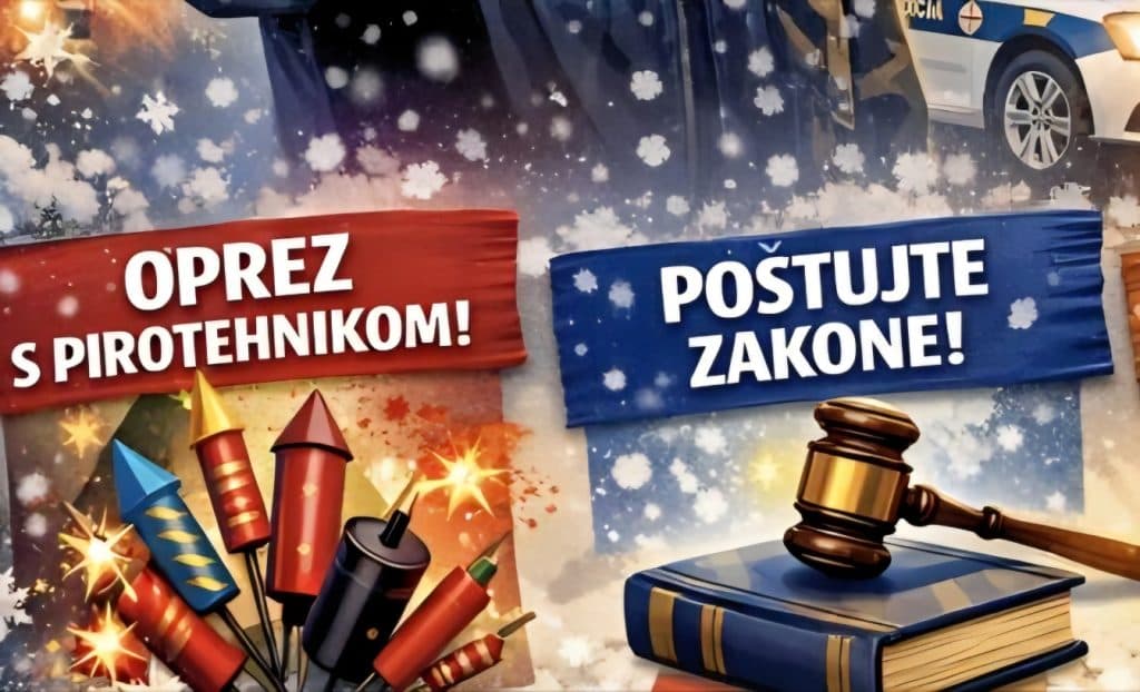 Ilustracija članka: Policija ŽZH provodi akciju „Mir i dobro“: Pojačane kontrole pirotehnike i prometa tijekom blagdana