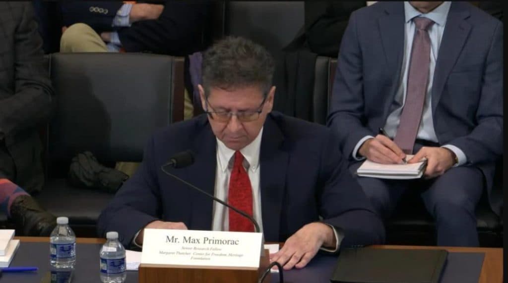 Ilustracija članka: Primorac u Kongresu: Hrvati trpe tešku diskriminaciju u BiH od Muslimana, samo ih treći entitet može spasiti