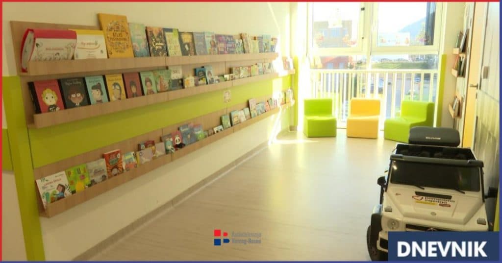 Ilustracija članka: Otvorena dječja knjižnica u SKB-u Mostar