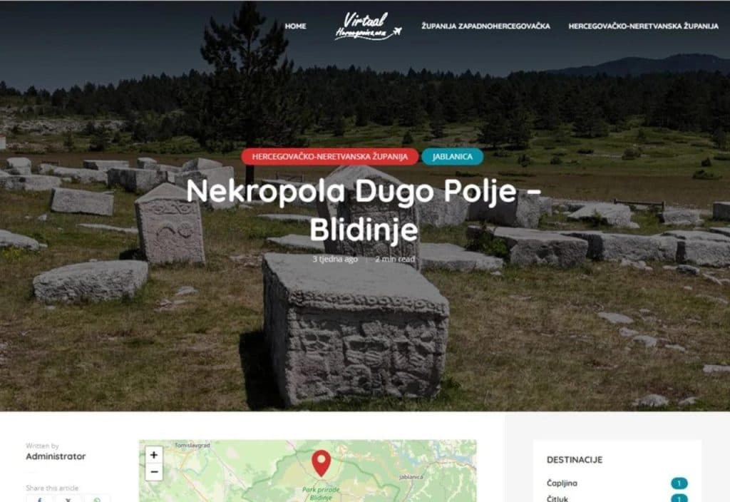 Ilustracija članka: Hercegovina u novom svjetlu: Ganganet širi digitalnu mapu kulturnih vrijednosti