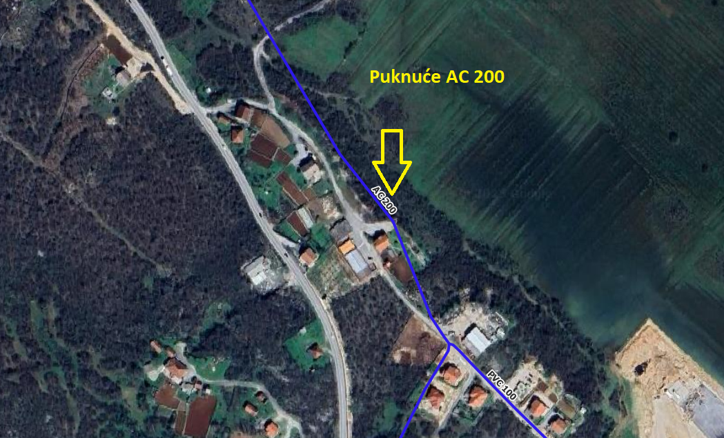 Ilustracija članka: Pukla vodovodna cijev u Grudama, više naselja bez vode