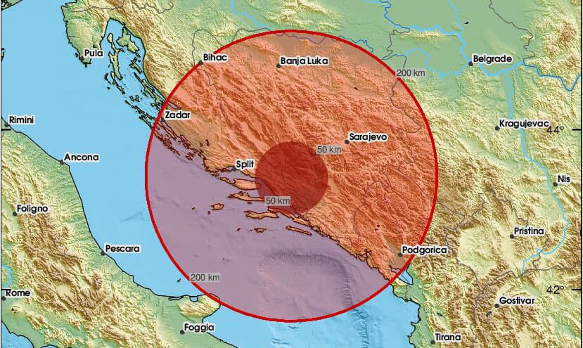 Ilustracija članka: Novi potres zatresao Hercegovinu