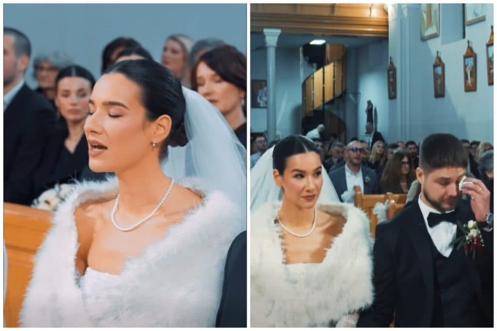 Ilustracija članka: Video o kojem svi pričaju: Mladenci u Hercegovini zapjevali sa suzama u očima, prizor je raznježio regiju