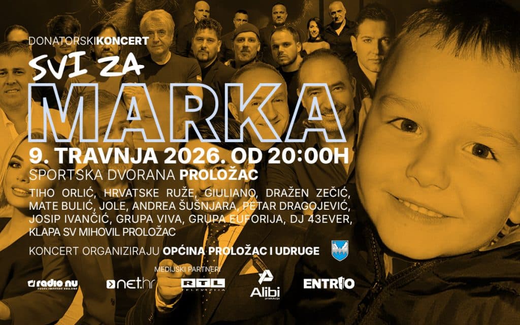 Ilustracija članka: „Svi za Marka“: Proložac okuplja najveća imena glazbene scene za donatorski koncert
