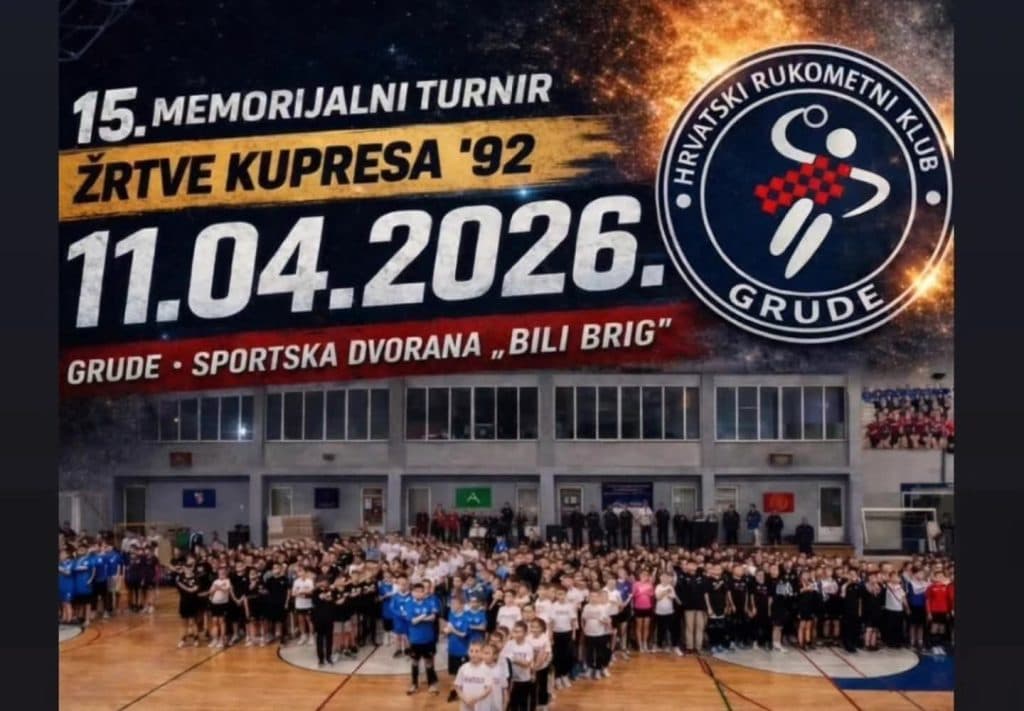 Ilustracija članka: NAJAVA: 15. Memorijalni rukometni turnir „Žrtve Kupresa ’92“
