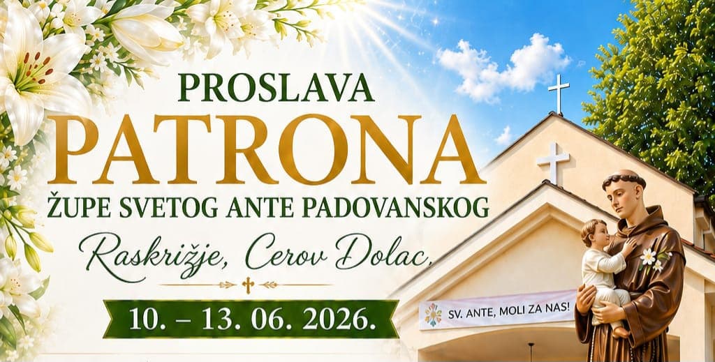 Ilustracija članka: Najavljen bogat trodnevni program i središnja proslava patrona župe u Raskrižju