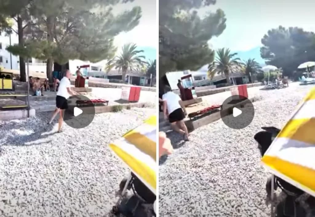 Ilustracija članka: VIDEO | Drama na plaži u Tučepima. Zbog ležaljki došlo do tučnjave: ‘Pred mojom djecom su me bacili na tlo i tukli‘