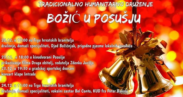 Ilustracija članka: NAJAVA: Tradicionalno humanitarno druženje Božić u Posušju