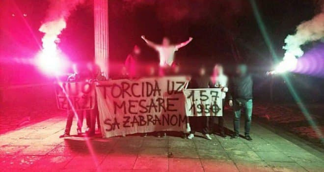 Ilustracija članka: Torcida dočekala navijača Hajduka iz Ljubuškog koji je pritvoren jer je popio par piva