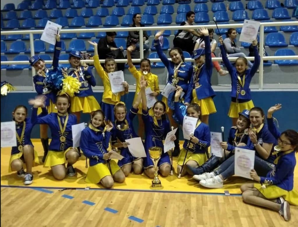 Ilustracija članka: Grudske mažoretkinje su državne prvakinje