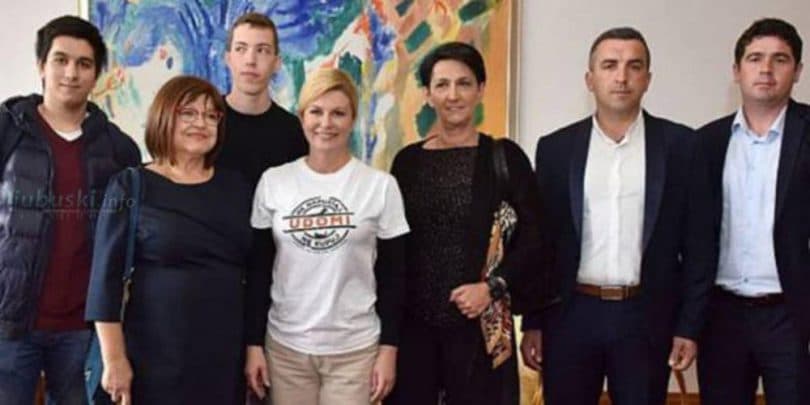 Ilustracija članka: Hrvatska predsjednica ugostila ljubuške gimnazijalce