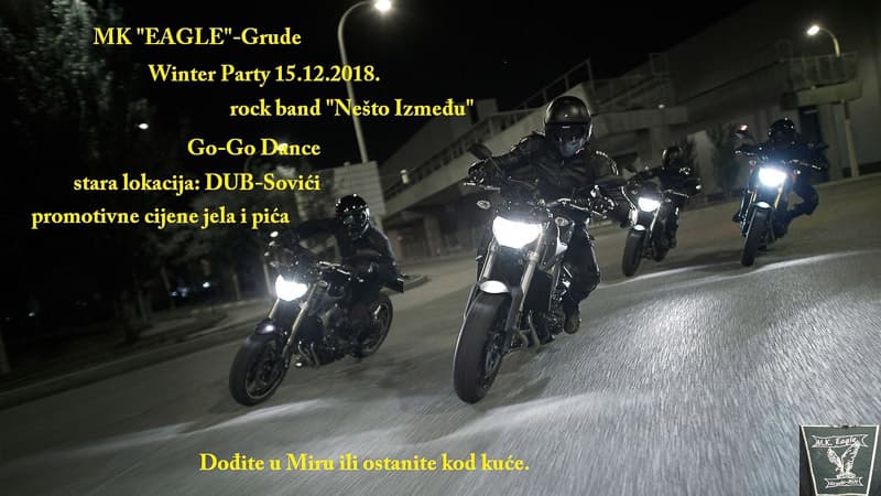 Ilustracija članka: NAJAVA: Winter party u organizaciji MK Eagle Grude