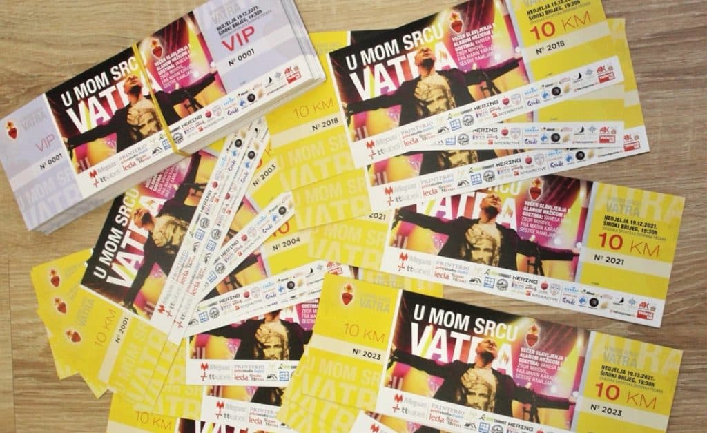 Ilustracija članka: Danas službeno krenula prodaja ulaznica za koncert „U mom srcu Vatra“ u Širokom Brijegu