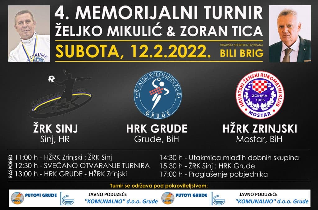 Ilustracija članka: U subotu 4. memorijalni turnir ”Željko Mikulić & Zoran Tica”
