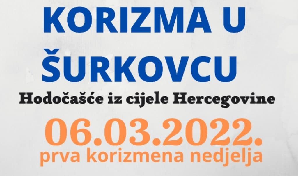 Ilustracija članka: Korizma u Šurkovcu: Hodočašće iz cijele Hercegovine