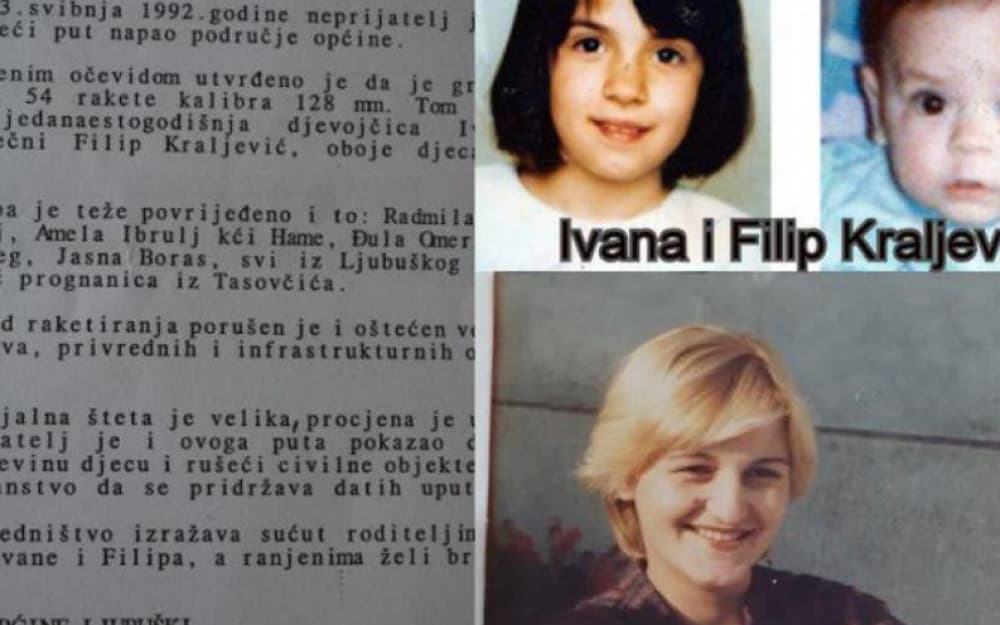 Ilustracija članka: Ljubuški je zanijemio od bola i tuge: Filip i Ivana najmlađe su žrtve, u čast njima i svoj stradaloj djeci podignut je spomenik