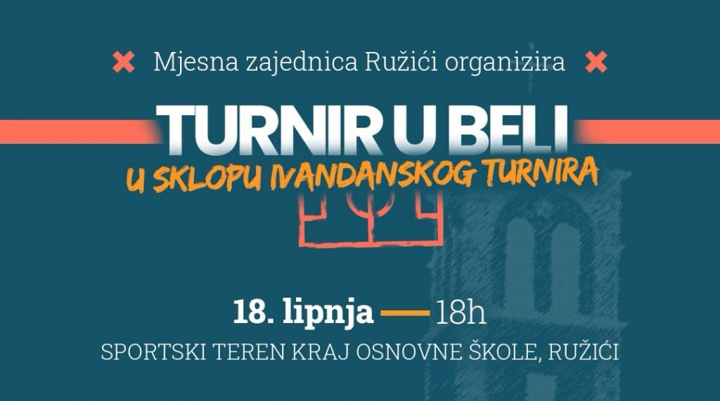 Ilustracija članka: NAJAVA: Turnir u beli u Ružićima