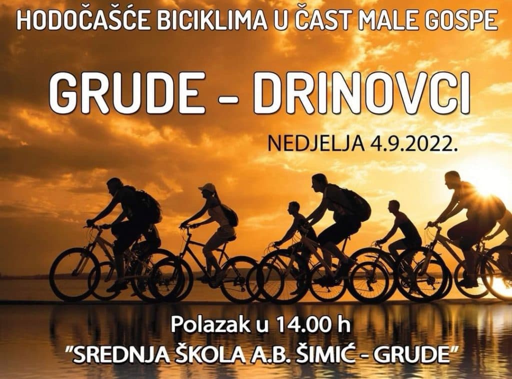 Ilustracija članka: Hodočašće biciklima Grude – Drinovci u čast Male Gospe