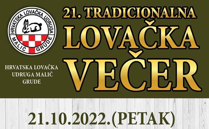 Ilustracija članka: NAJAVA: HLU Malič Grude organizira 21. lovačku večer