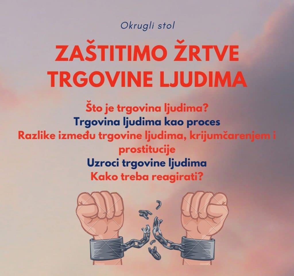 Ilustracija članka: Okrugli stol u Ljubuškom: Najčešći oblici trgovine ljudima