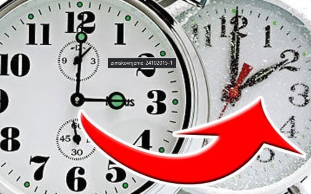 Ilustracija članka: Zimsko računanje vremena počinje u nedjelju, kazaljke pomjeramo za jedan sat unazad