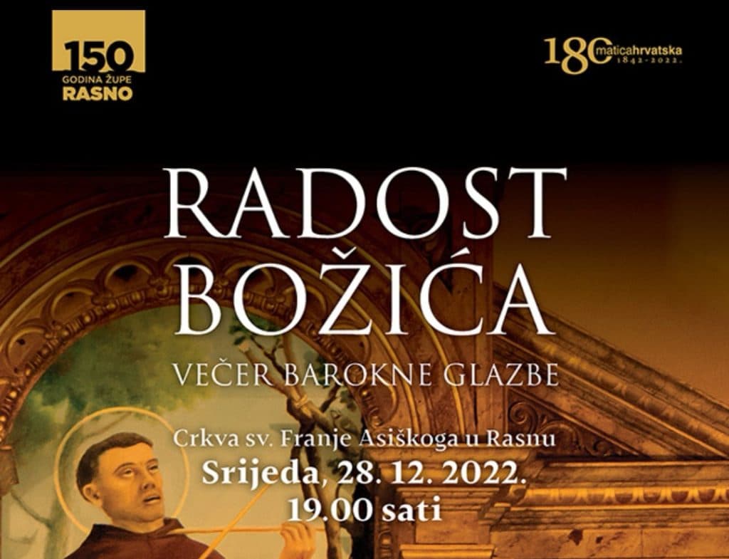 Ilustracija članka: Barokni koncert ”Radost Božića” u Rasnu