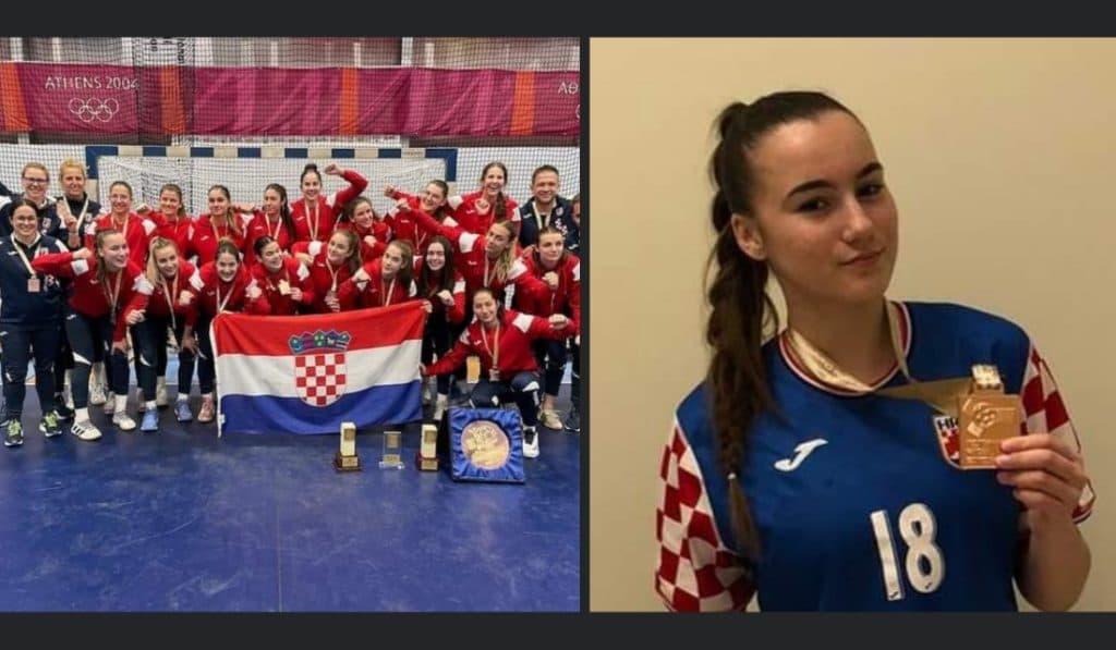 Ilustracija članka: Josipa Zubac brončana sa hrvatskom kadetskom reprezentacijom na prvenstvu Mediterana
