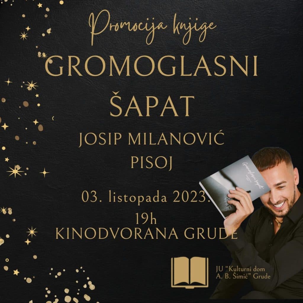Ilustracija članka: U Grudama promocija knjige “Gromoglasni šapat”