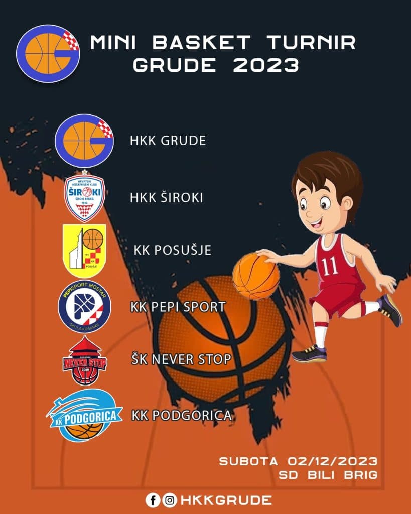 Ilustracija članka: NAJAVA: “Mini Basket turnir Grude 2023.”