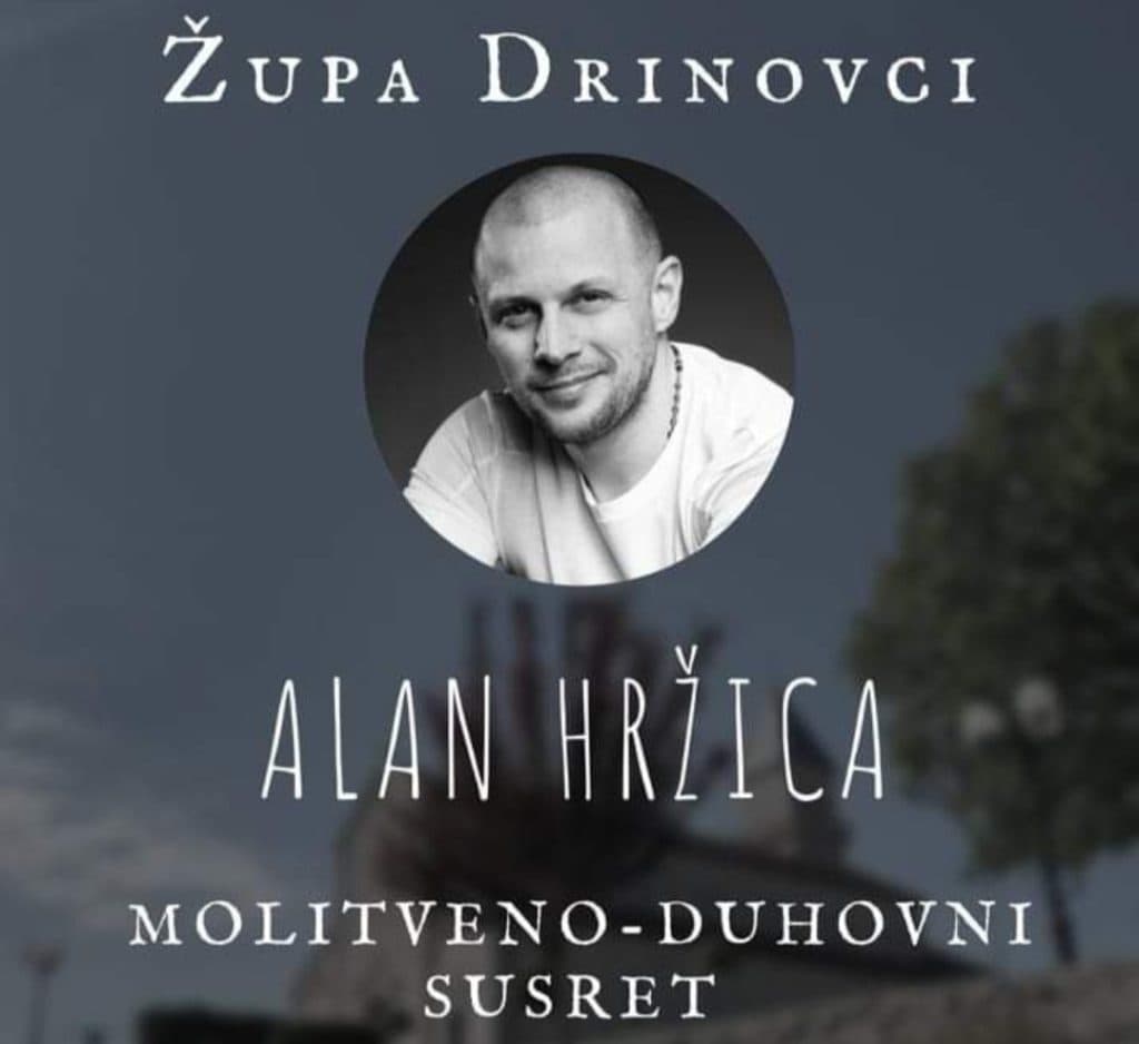 Ilustracija članka: Molitveno duhovni susret uz Alana Hržicu u Drinovcima