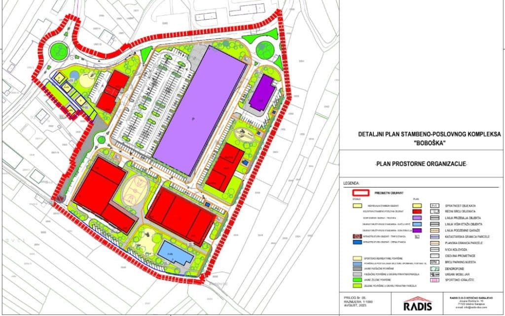 Ilustracija članka: Javni uvid u Nacrt detaljnog plana uređenja stambeno-poslovnog kompleksa „BOBOŠKA“