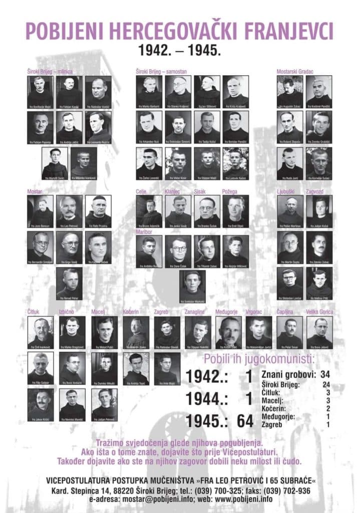 Ilustracija članka: Donosimo program “Dana pobijenih hercegovačkih franjevaca”