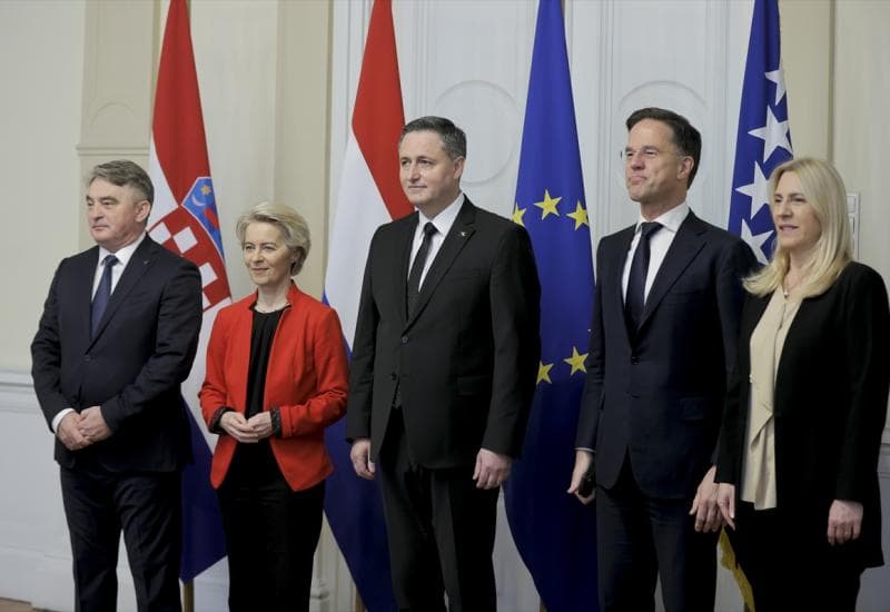 Ilustracija članka: Plenković nije stigao u Predsjedništvo BiH zbog Komšića