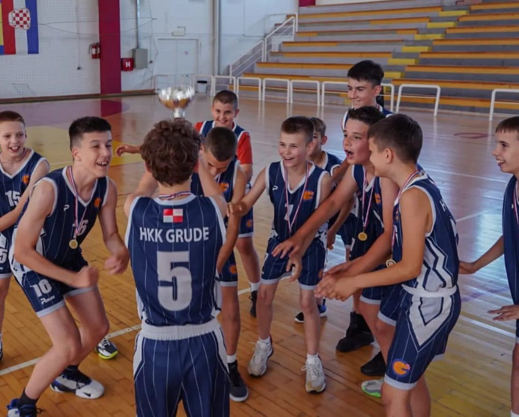Ilustracija članka: Mladi košarkaši Gruda pobjednici Lige mladih