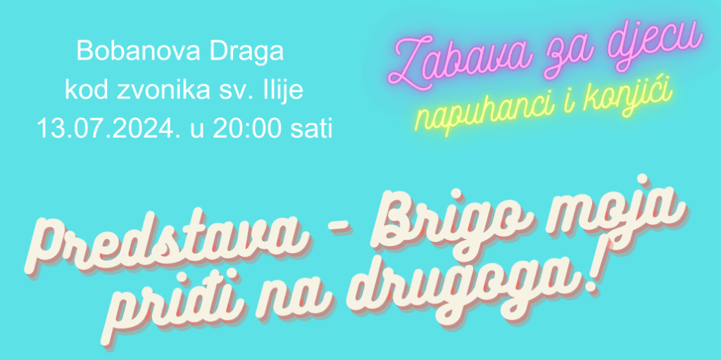 Ilustracija članka: U subotu u Sovićima predstava “Brigo moja priđi na drugoga”