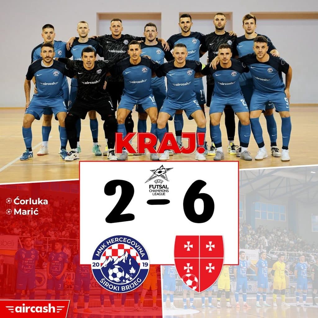 Ilustracija članka: Hercegovina poražena u drugoj utakmici Lige prvaka