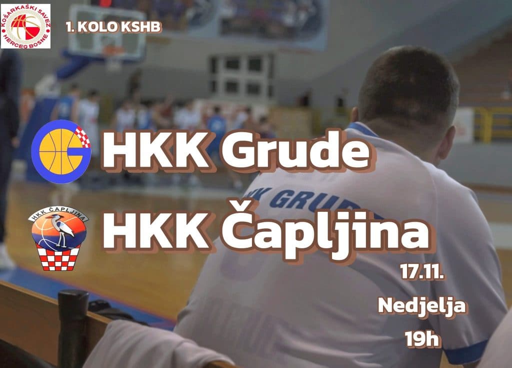 Ilustracija članka: Košarkaši Gruda dočekuju Čapljinu