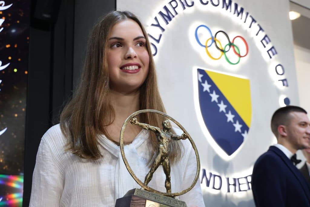 Ilustracija članka: Lana Pudar sportašica godine u izboru Olimpijskog odbora BiH