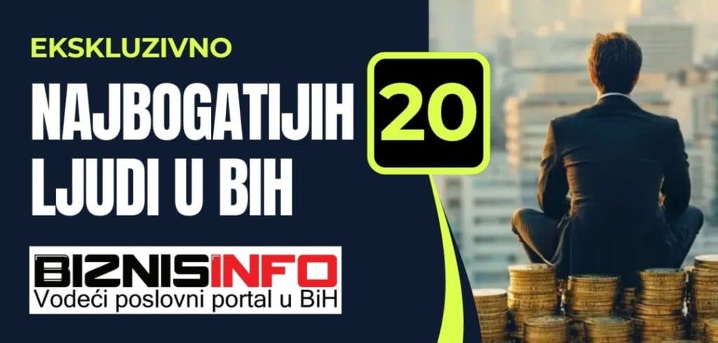 Ilustracija članka: Ovo je 20 najbogatijih ljudi u BiH na kraju 2024. Među njima brojni Hercegovci