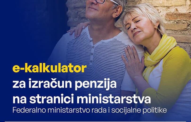 Ilustracija članka: Nova usluga u FBiH: Saznajte kolika će vam biti mirovina u nekoliko klikova