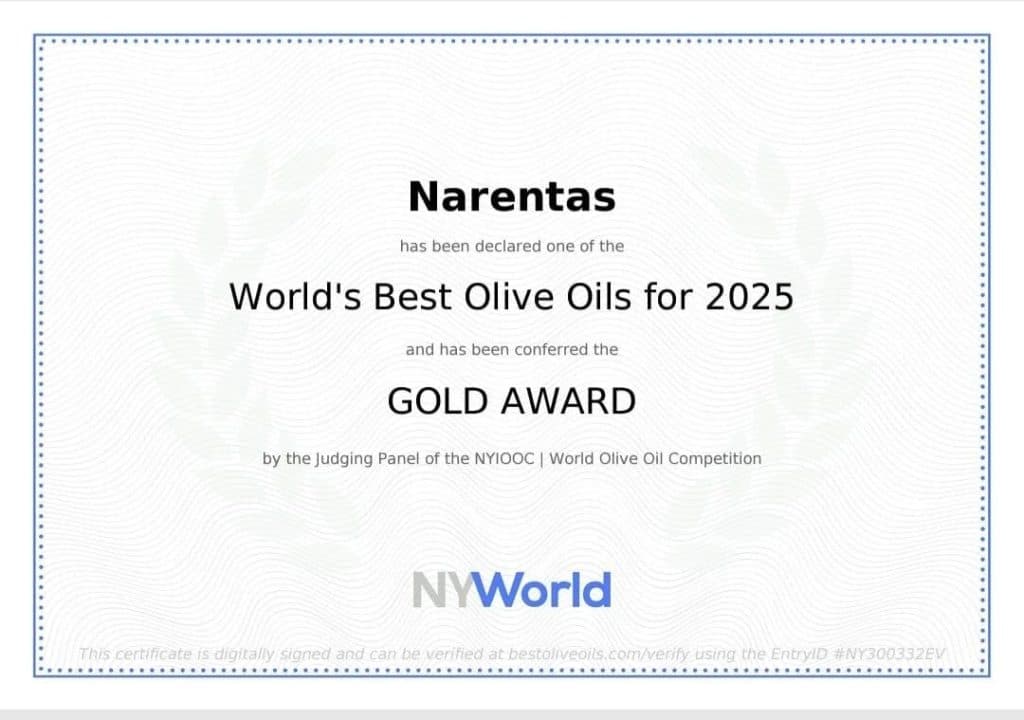 Ilustracija članka: Maslinovo ulje iz Hercegovine osvojilo zlato na natjecanju u New Yorku