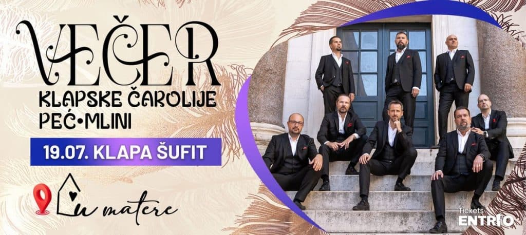 Ilustracija članka: Restoran “U matere” organizira tri odlična koncerta klapske glazbe