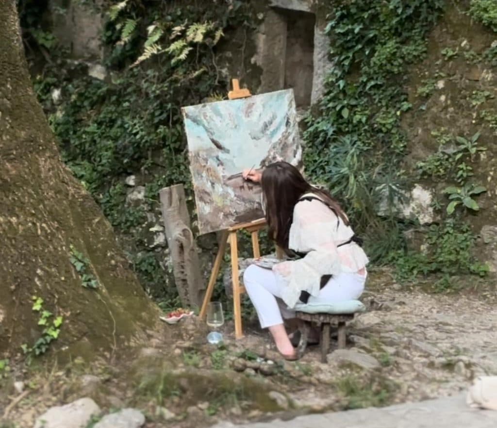 Ilustracija članka: Paint & Wine radionice u Peć Mlinima