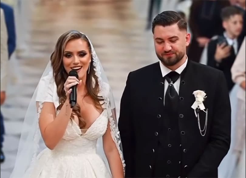 Ilustracija članka: Mladenka dotaknula srca izvedbom “Hvalospjeva ljubavi” na vjenčanju
