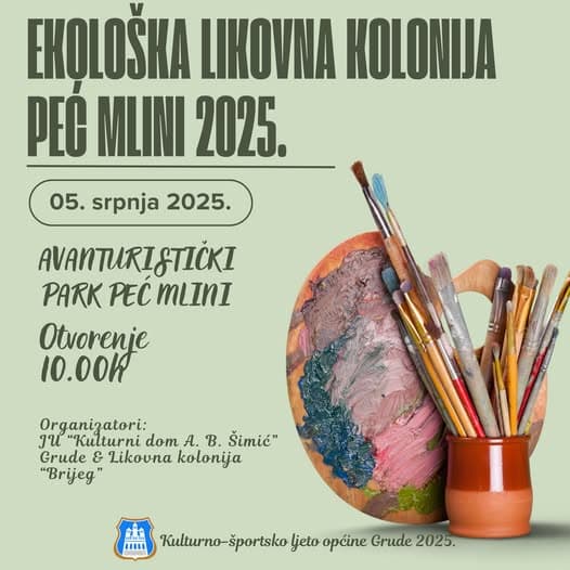 Ilustracija članka: NAJAVA: Ekološka likovna kolonija Peć Mlini 2025.