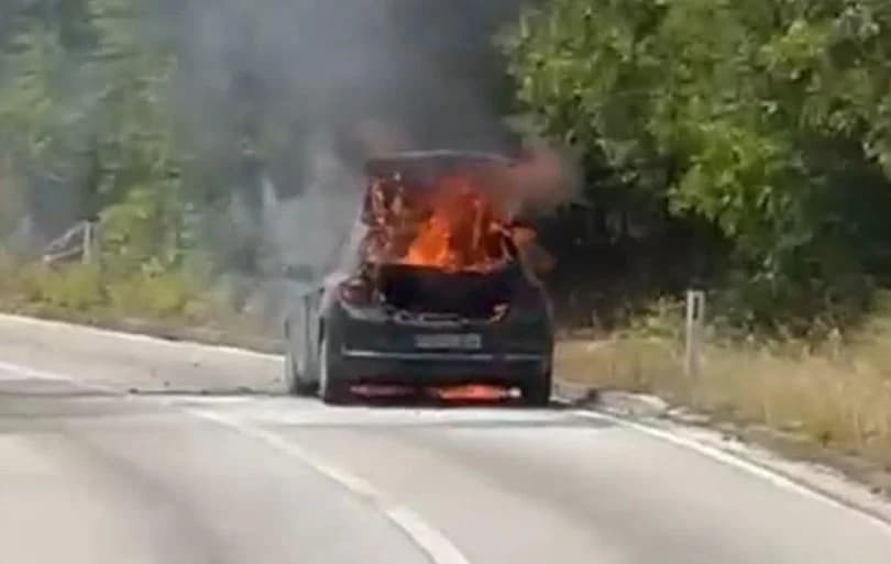 Ilustracija članka: Još jedan automobil izgorio na Međinama