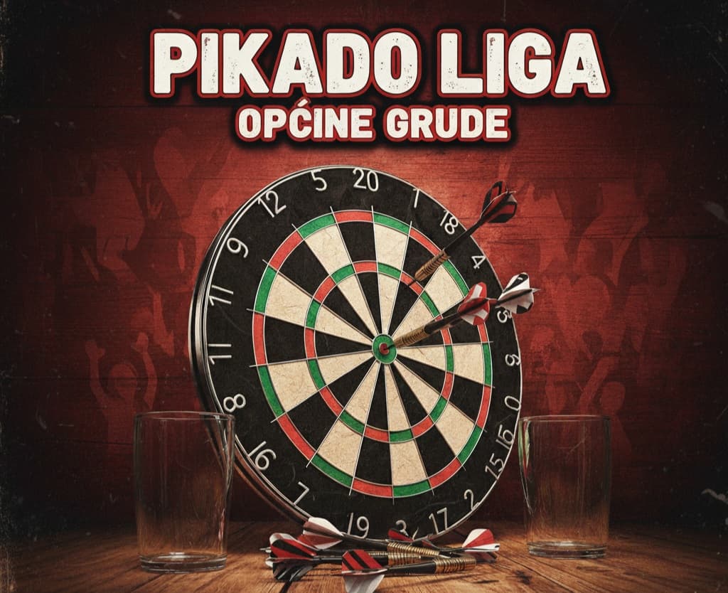Ilustracija članka: Danas počinje Pikado liga općine Grude